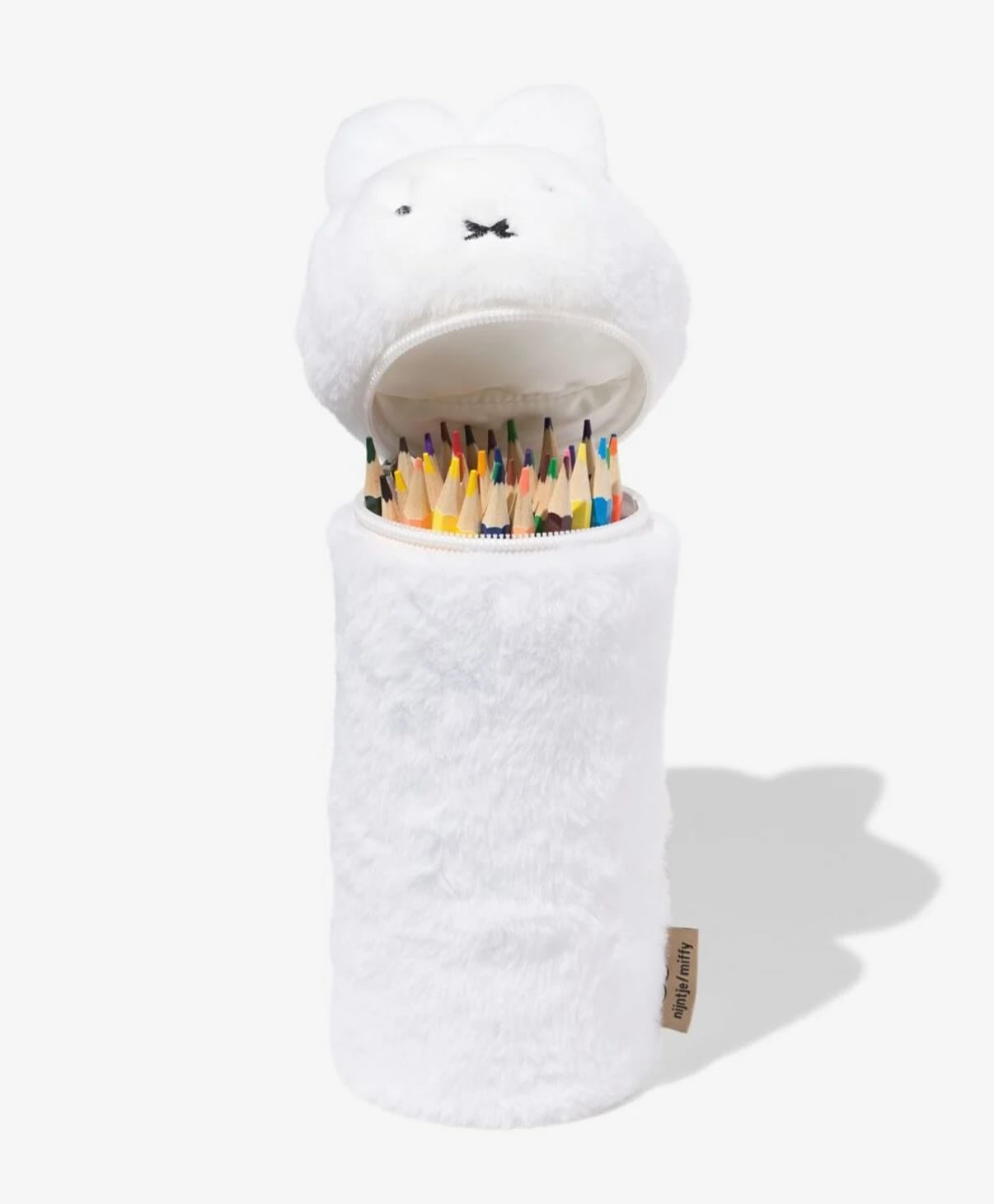 Miffy fluffy cylindrical pouch 