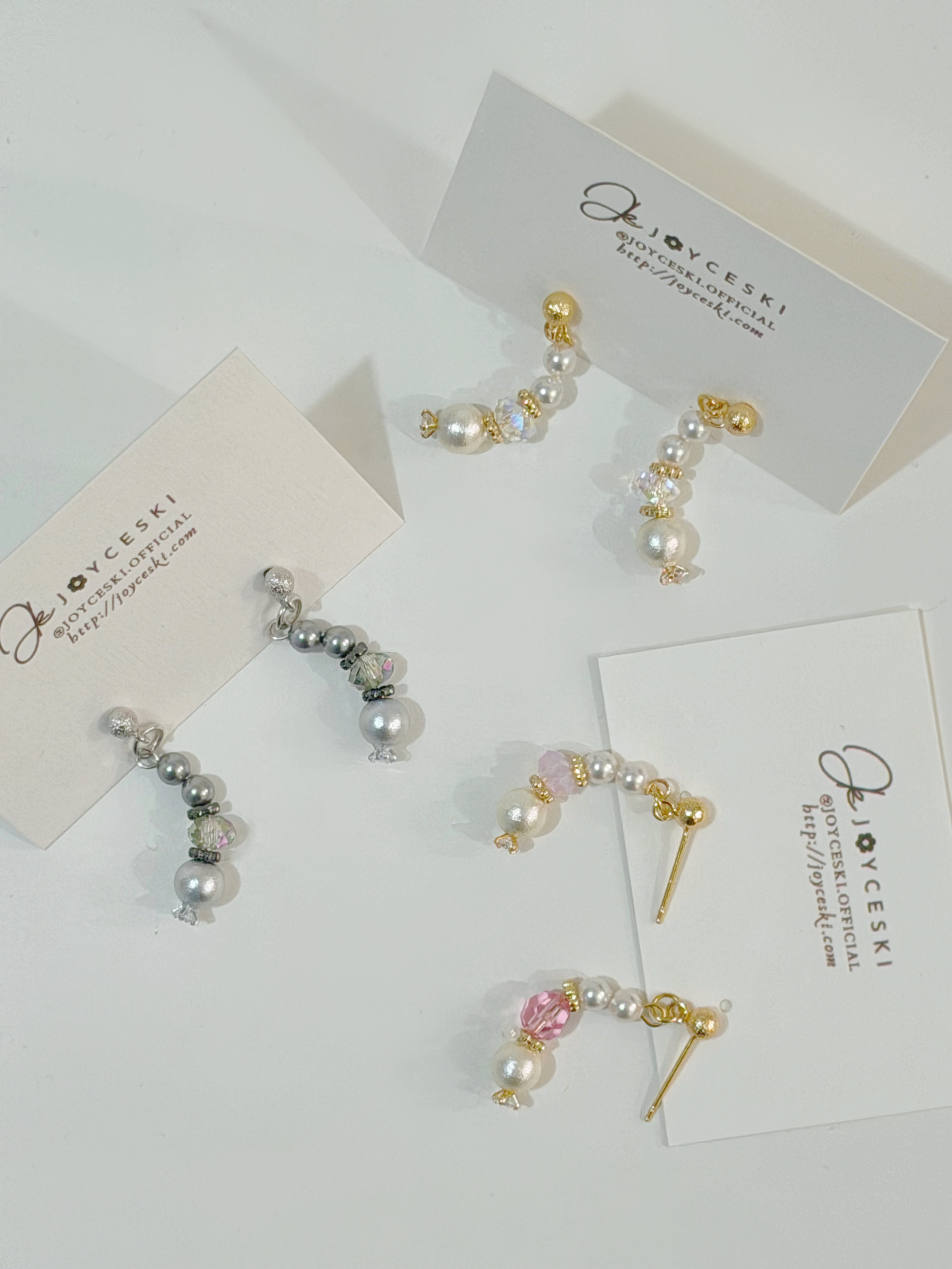 Curled Pearl 日本棉花珍珠耳環 MINI款