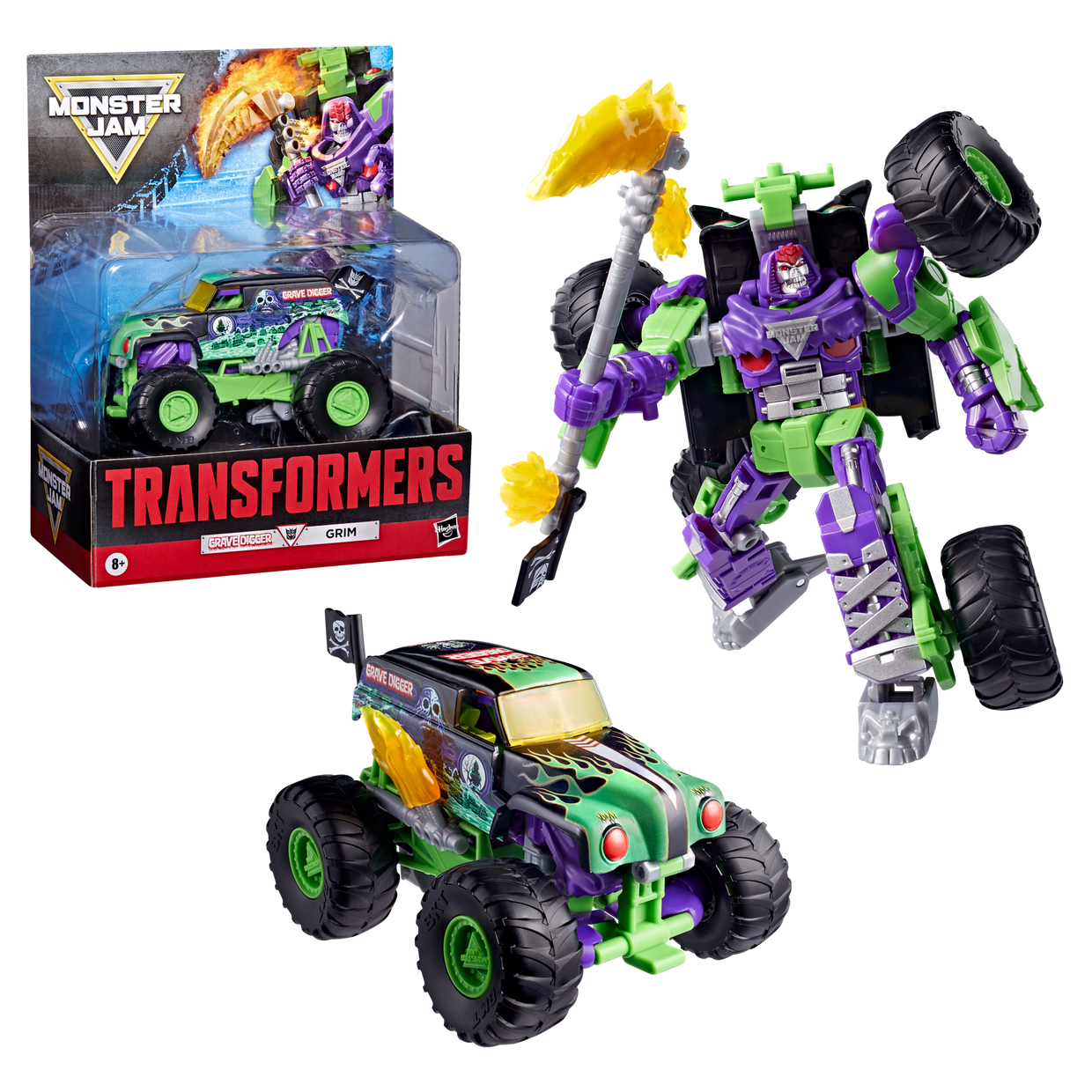 預訂商品 Transformers Collaborative Transformers x Monster Jam Grave Digger (Grim) 