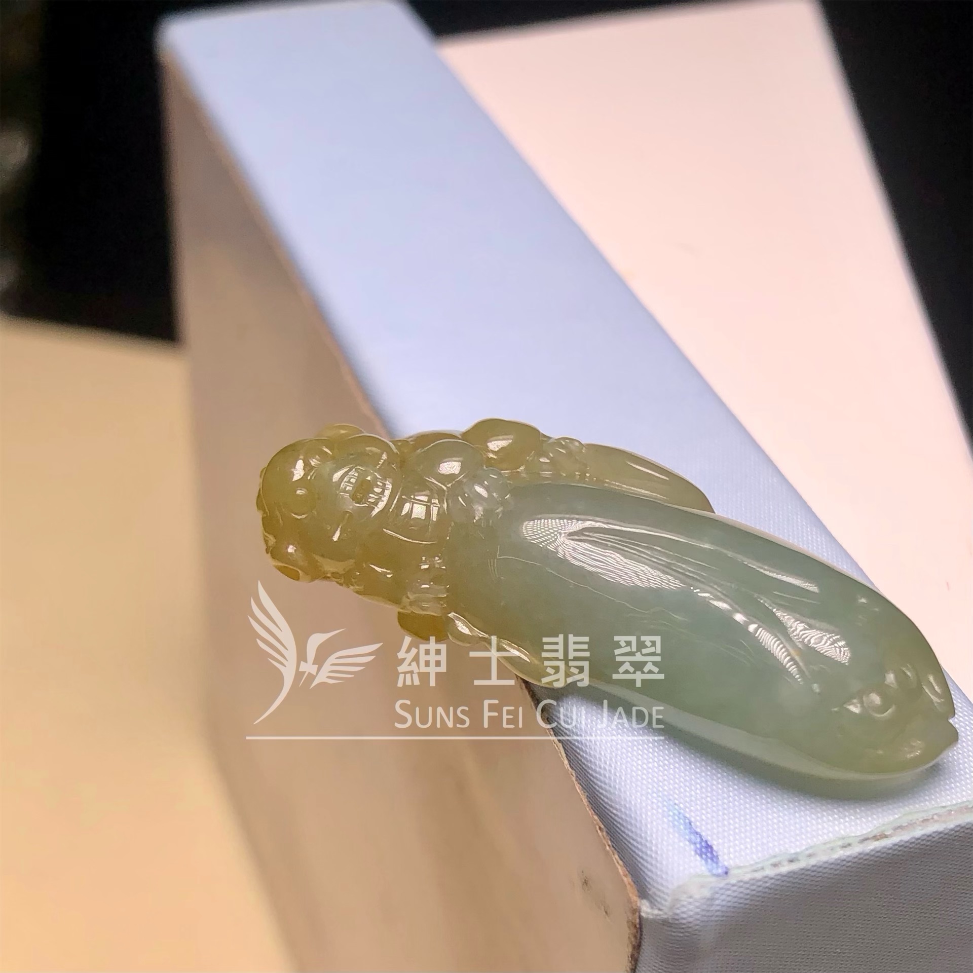 YK00703 翡色貔貅玉蘭花