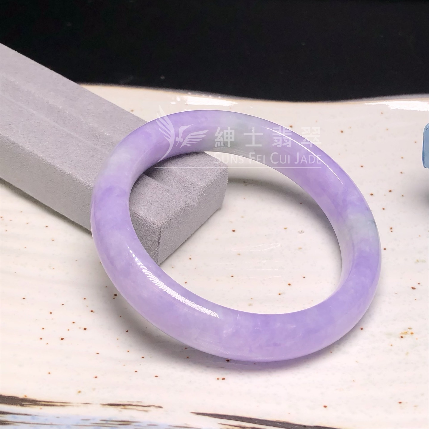 木那藍紫飄花福鐲54.5mm C06160