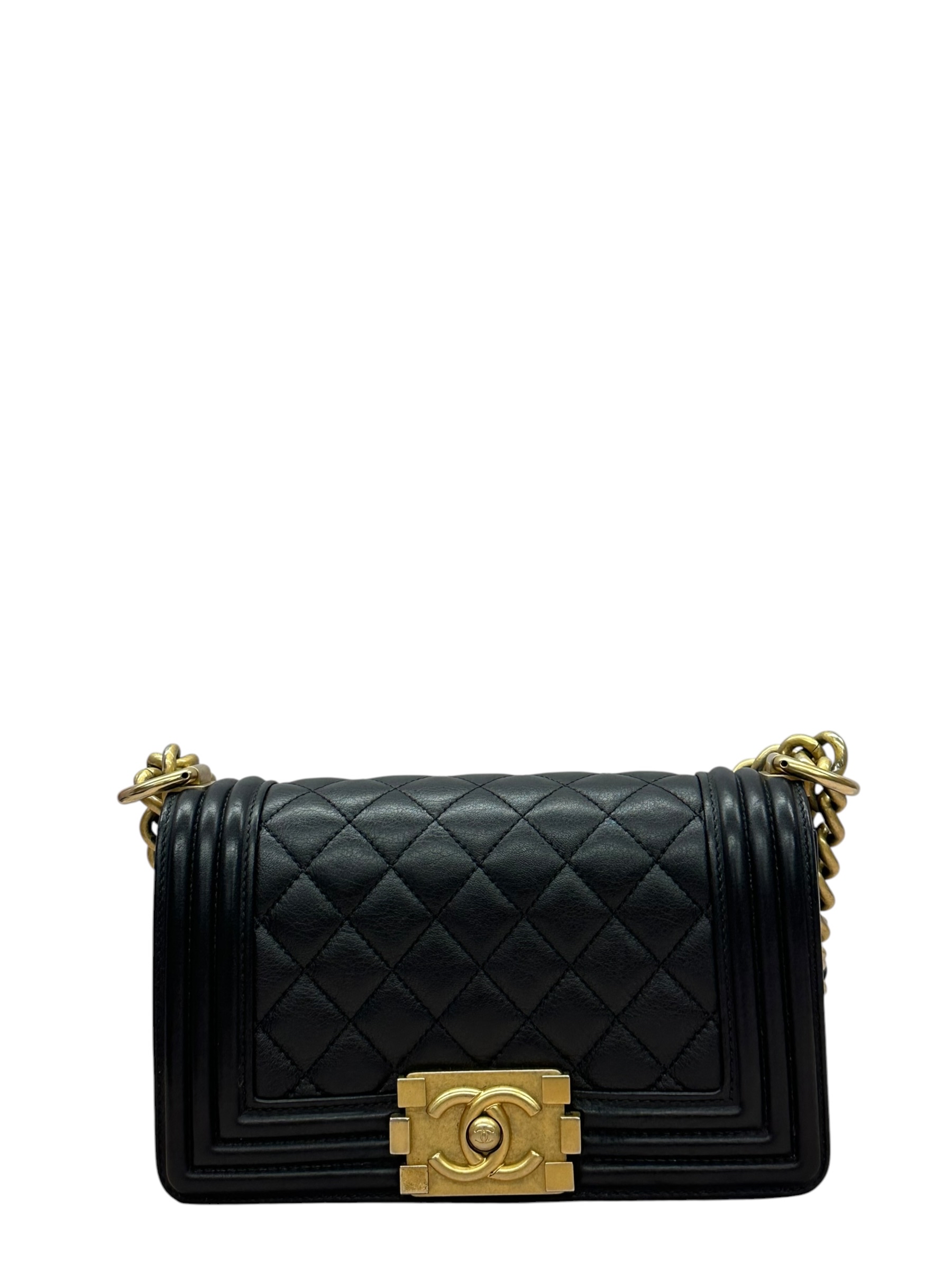 Pre-owned Chanel Boy 20 Flap Bag 牛皮 / Product Code: 082101