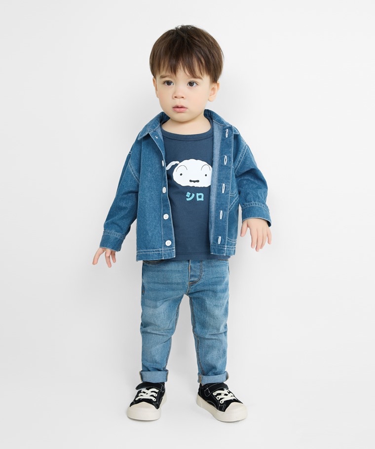 💚預訂 台灣直送💚蠟筆小新三色人物印花純棉背心