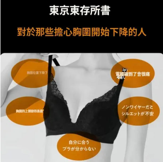 日本 華歌爾 Lecien 集中提高 蕾絲無鋼圈內衣 平行進口