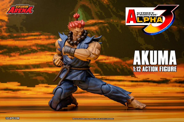🧲預訂26年第4季：STORM ARENA 1/12 豪鬼 街頭霸王 Zero 3 可動figure STREET FIGHTER ZERO 3 - GOUKI