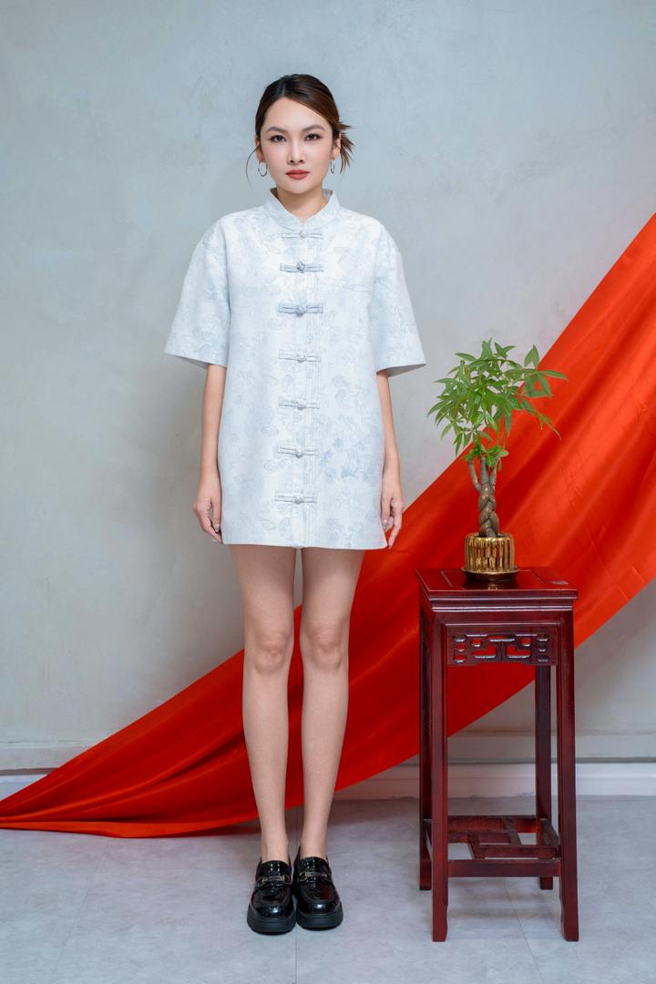 CB2671 XIU RU YI MEN BLOUSE