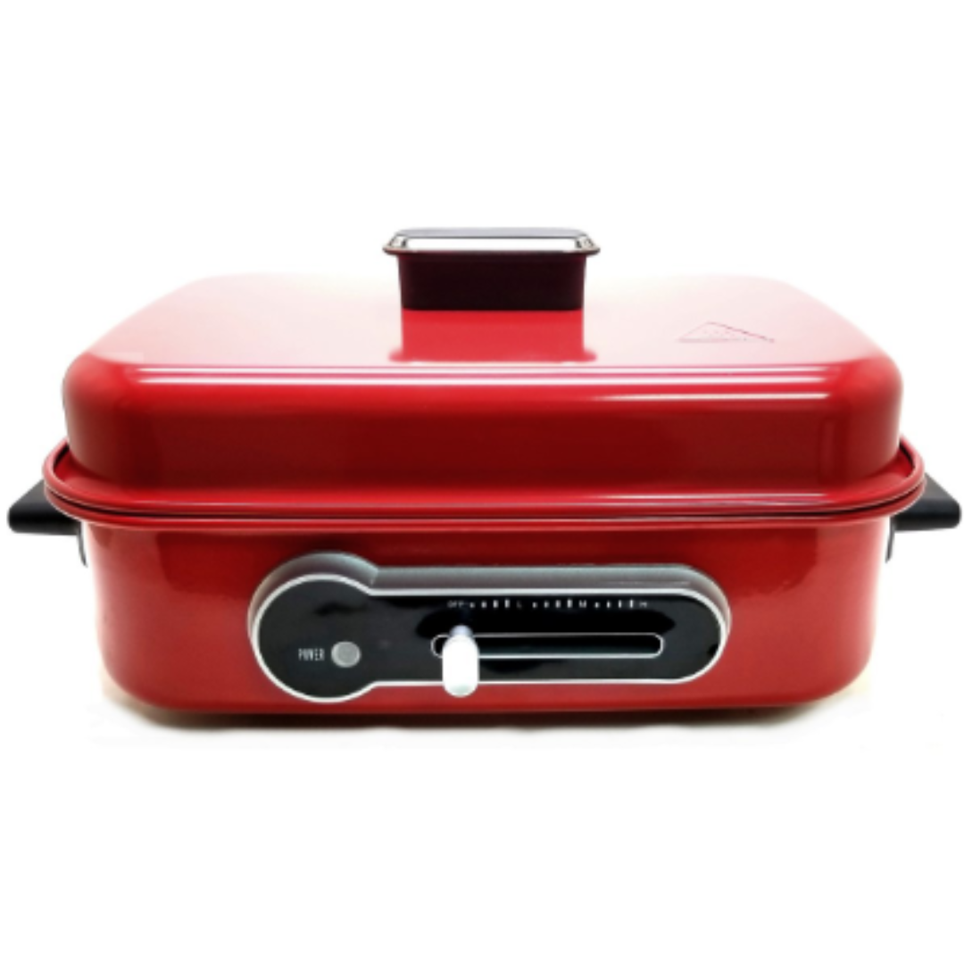 Leisure Home - 多功能電烤煮食鍋 (配 萬用深鍋 / 圓形煎盤)