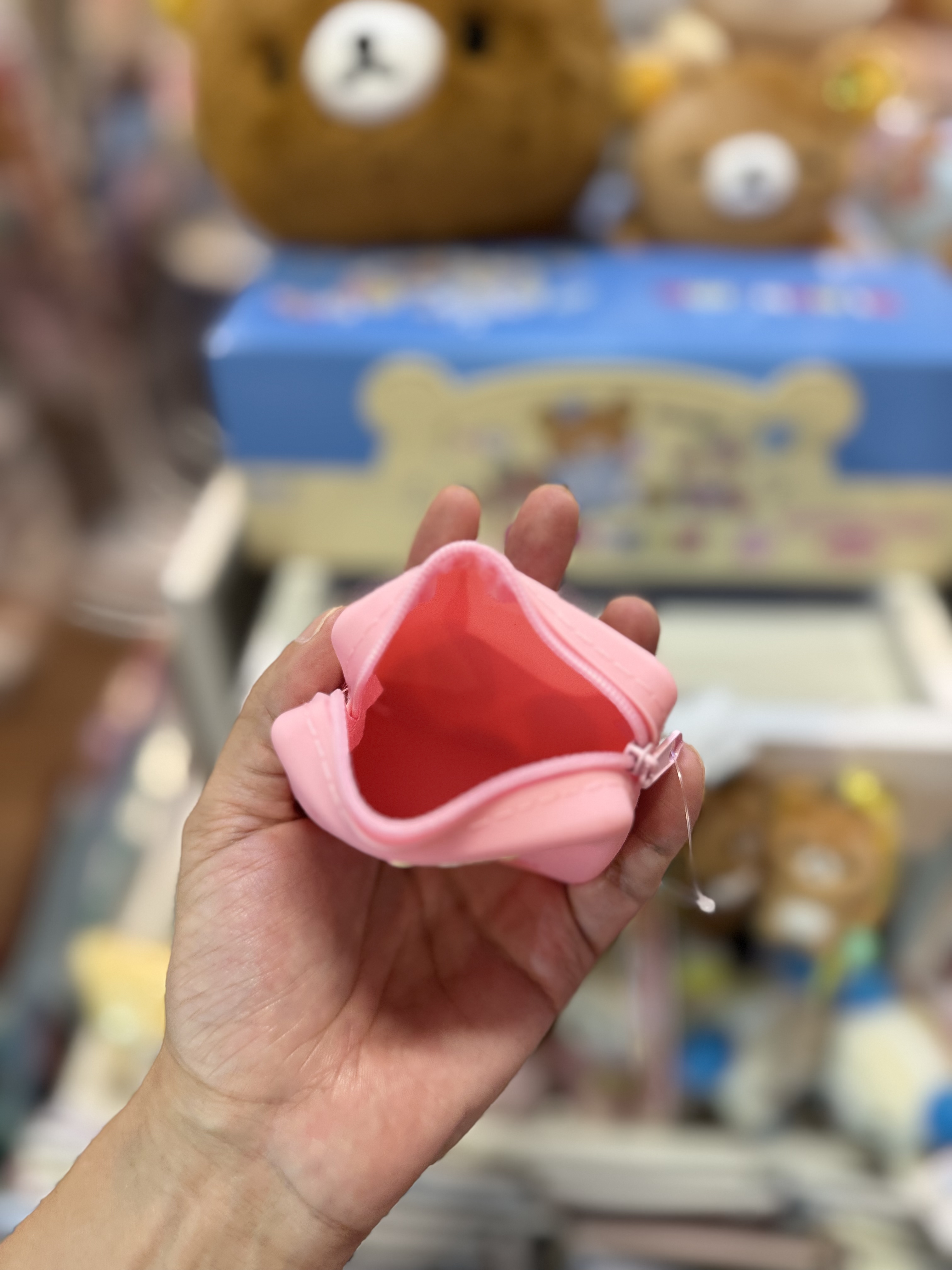 《現貨》全新rilakkuma 矽膠制小物袋