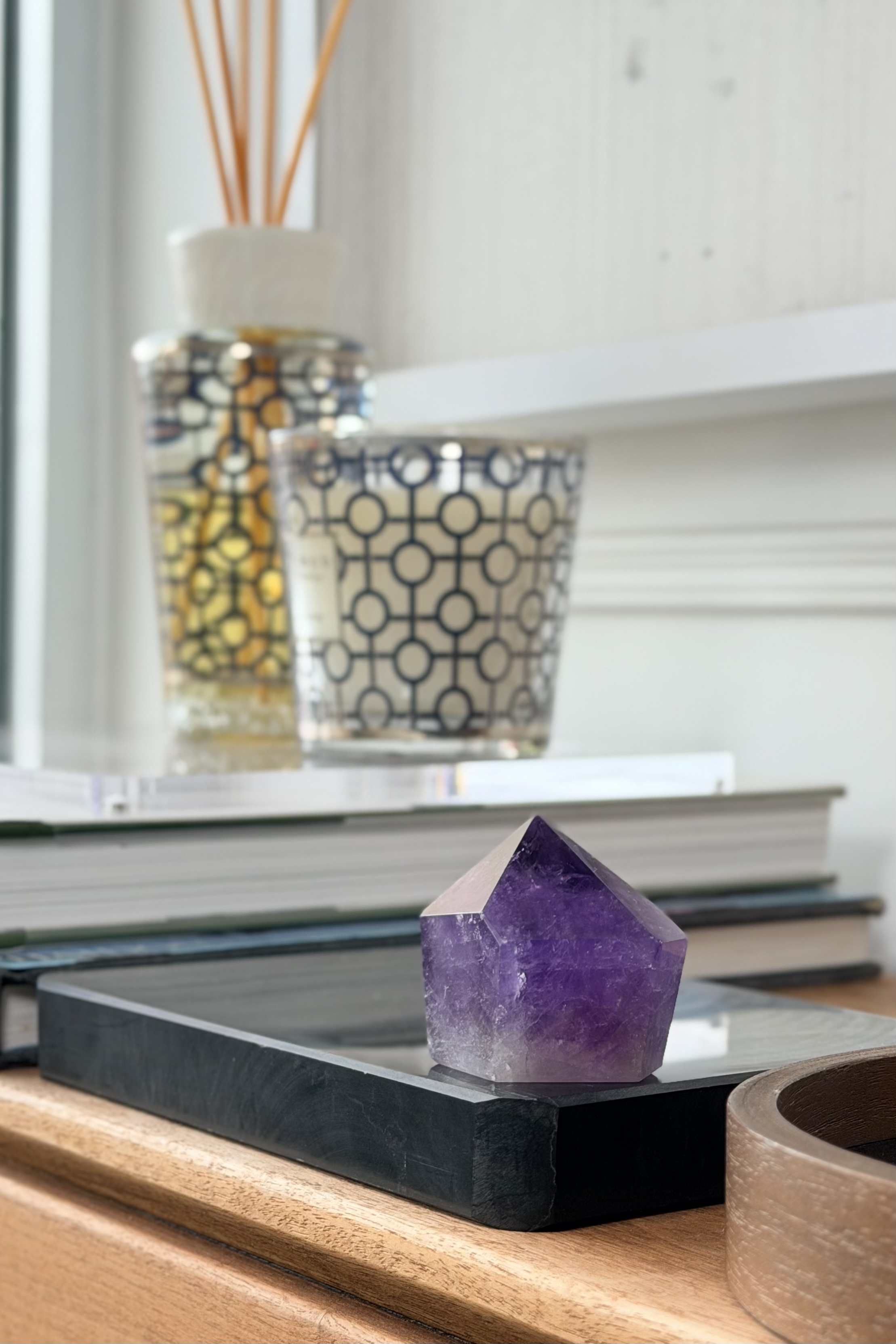  ༒4.5cm紫水晶六角小柱 ༒ AM1187H3tG9J-RA28*3NT