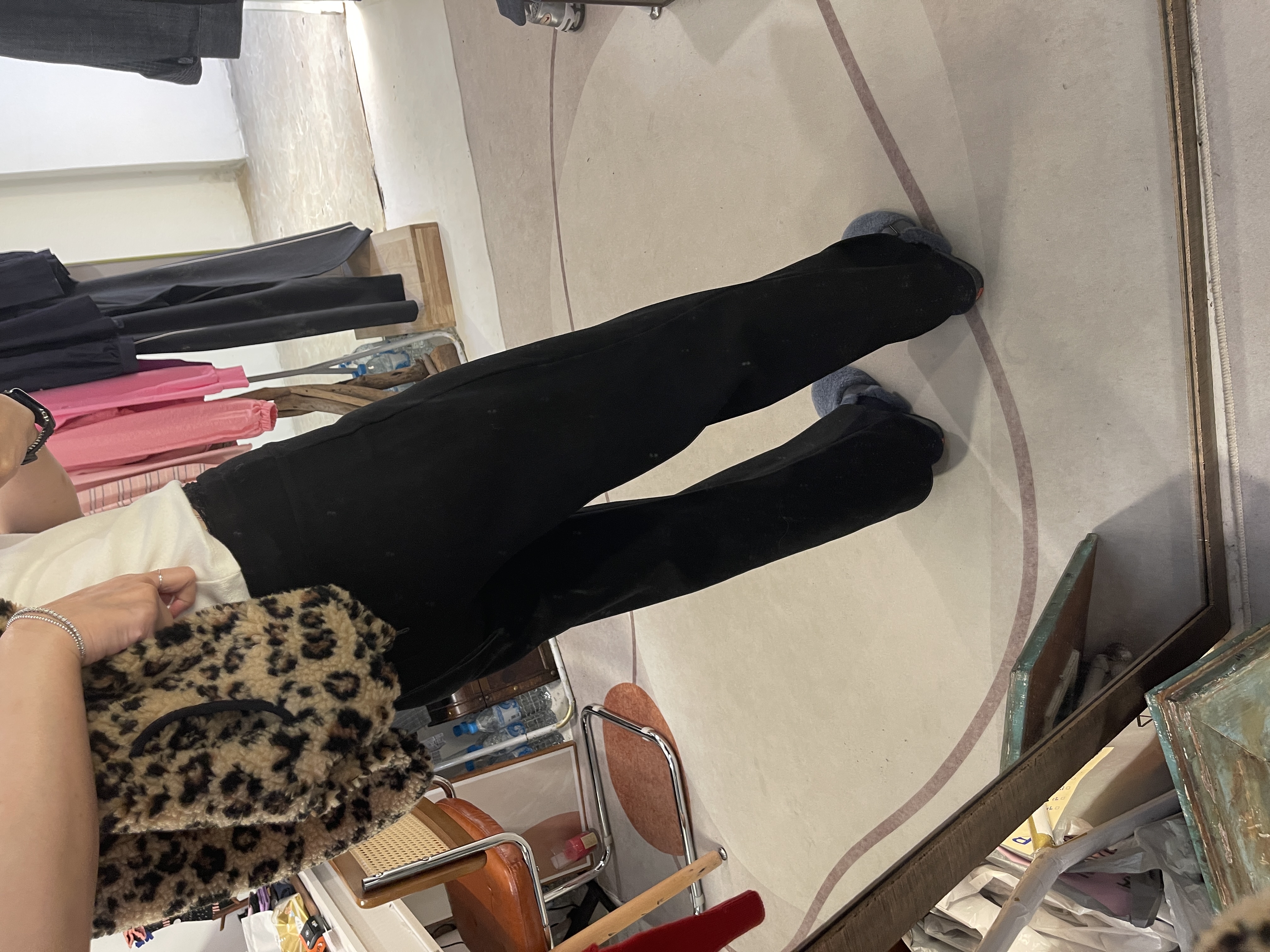 Lace waist fall pants