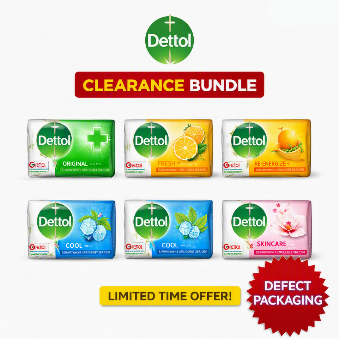 Clearance Dettol Bar Soap Bundle (Defect)