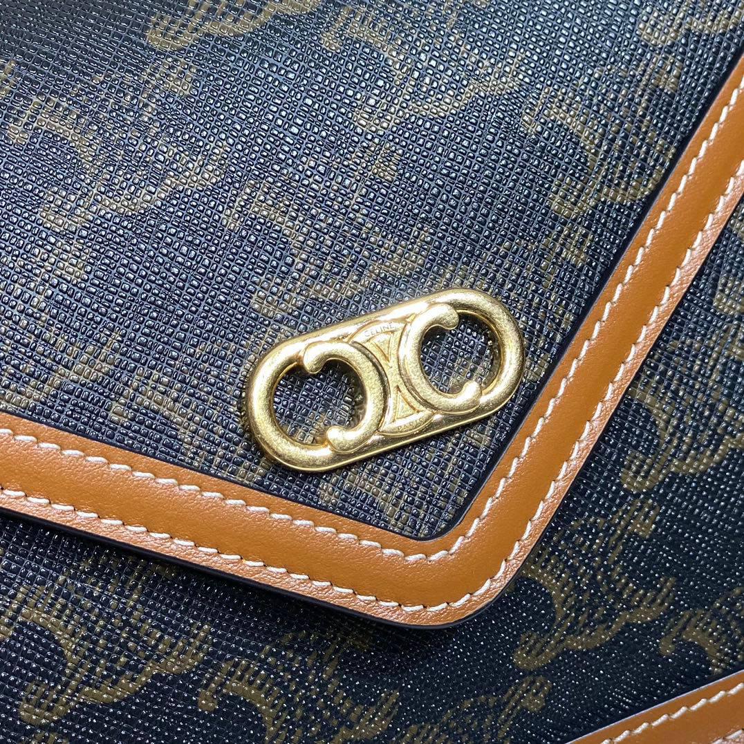 🔥大货实拍图 𝗖𝗘𝗟𝗜𝗡𝗘♥𝗠𝗔𝗜𝗟𝗟𝗢𝗡链条信封包 型号：10H422 尺寸：19.5*13*4cm