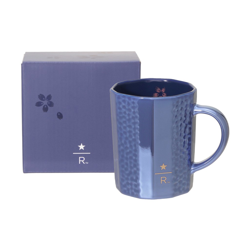 《日本🇯🇵 STARBUCKS RESERVE® Roastery Tokyo 2026 Sakura🌸櫻花系列》 珠光藍櫻花馬克杯 355ml