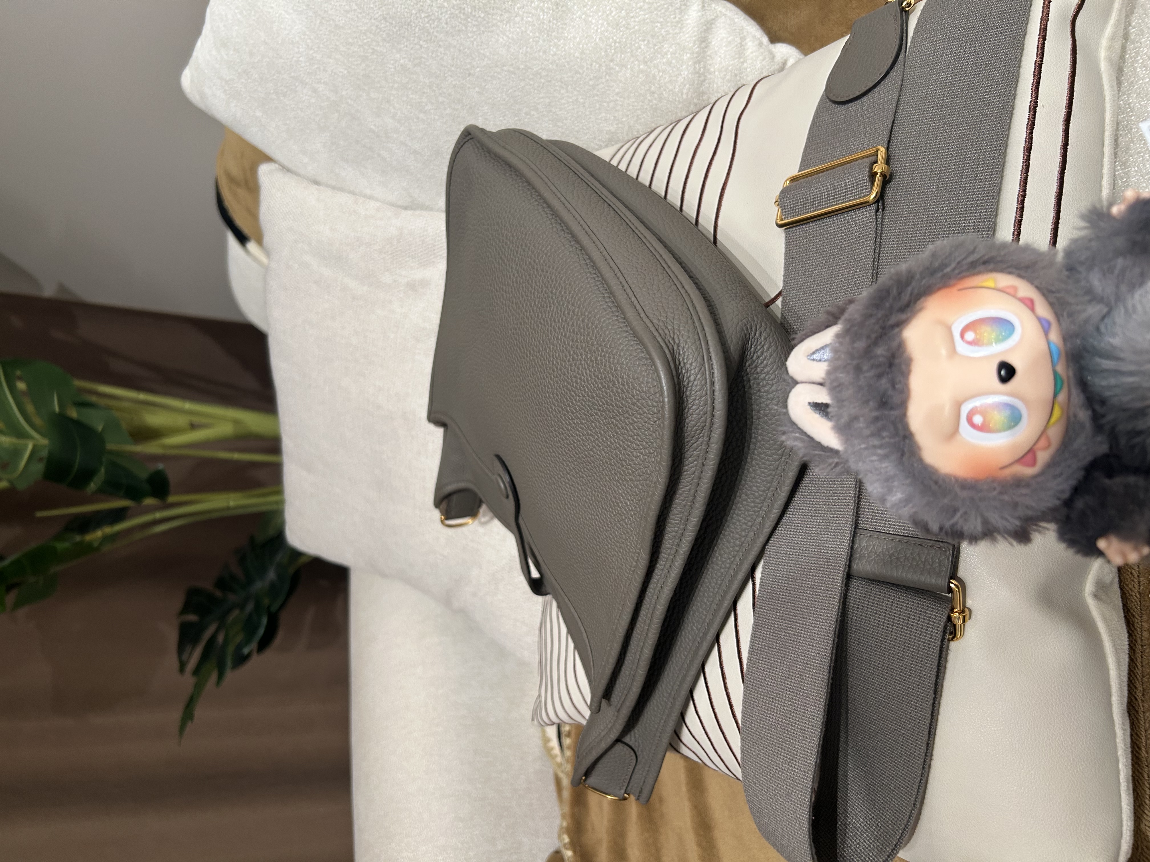 Hermes Evelyne 29 Stamp C 錫器灰 100%Authentic, 98%New ✅Dust bag