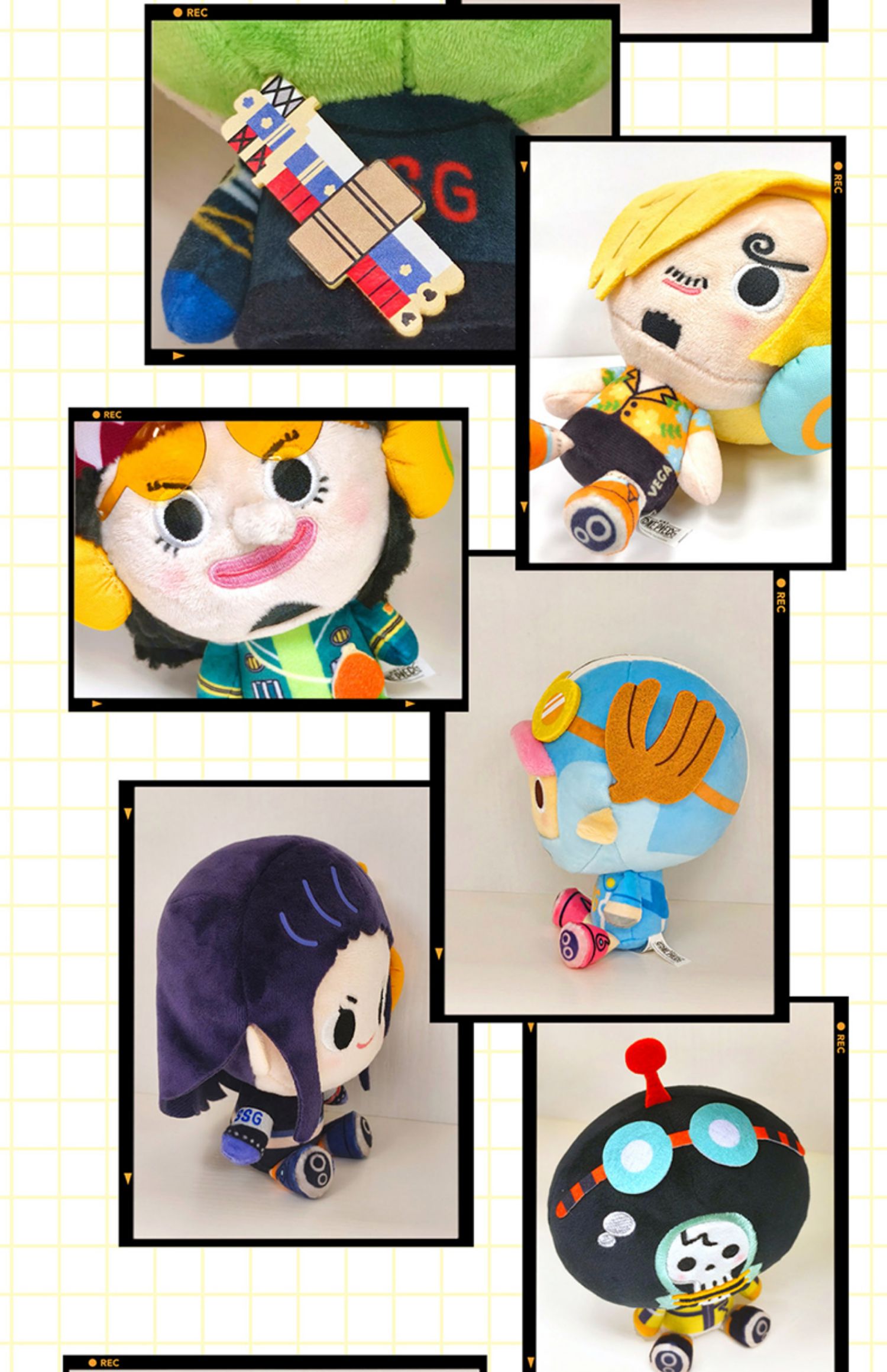 [海賊王] 未來島篇 Egghead Island 毛絨公仔盲盒 (日版) | 件