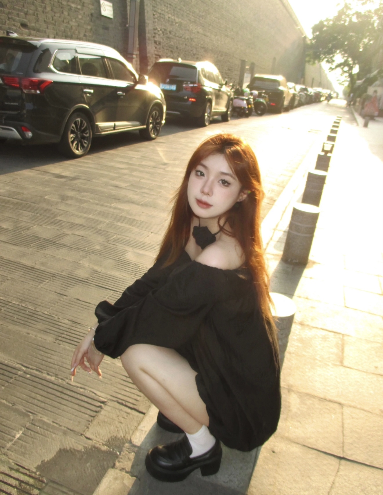 TP399一字肩挂脖上衣