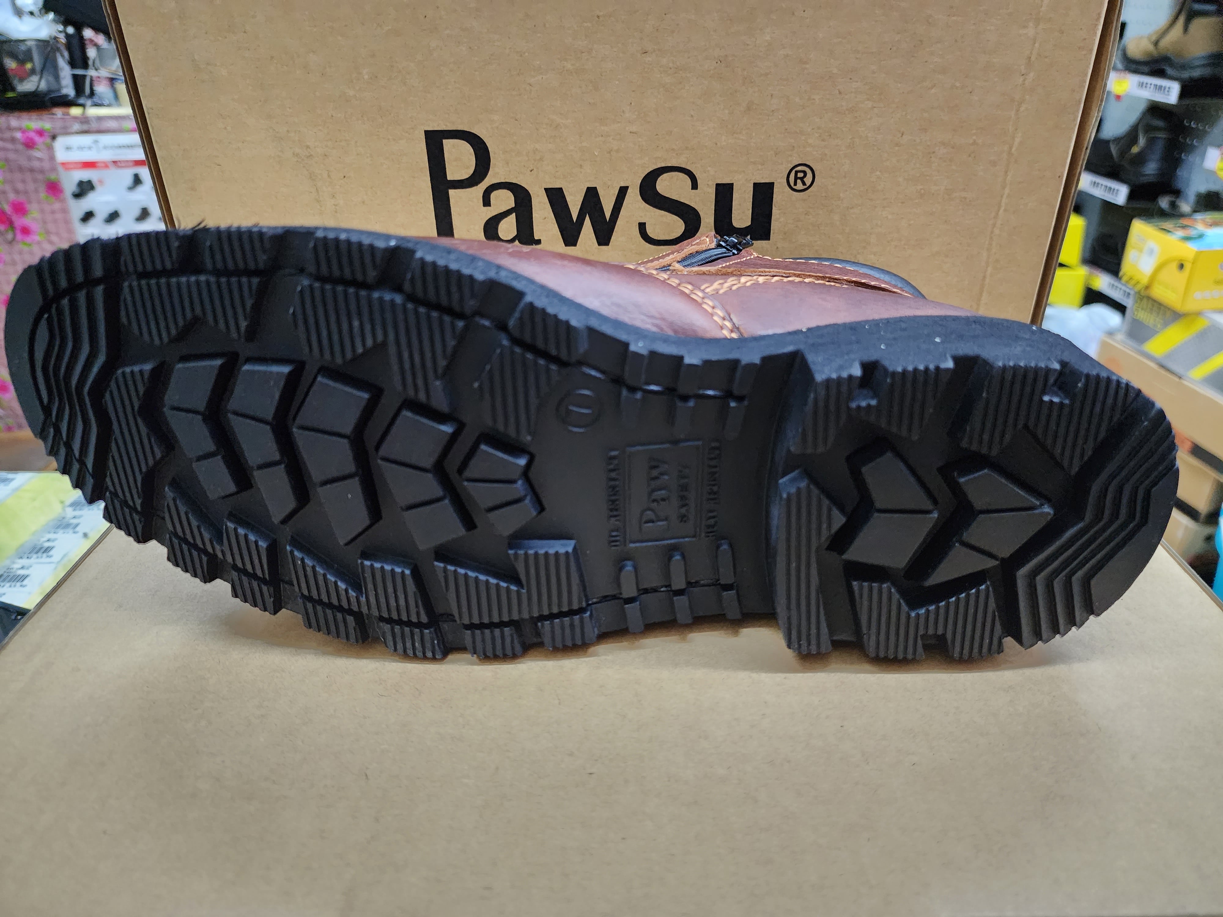 PAWSU MEN'S SAFETY BOOT / STEEL TOE PLATE HEAVY DUTY SAFETY BOOT / KASUT KERJA LELAKI PS905 SAFETY SHOES Kasut Keselamatan
