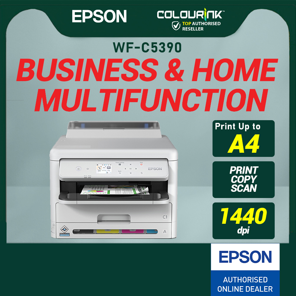 Epson WorkForce Pro WF-C5390 A4 Colour Inkjet Printer Wifi Duplex Print Pigment Ink similar L3250 C5290 J2330DW