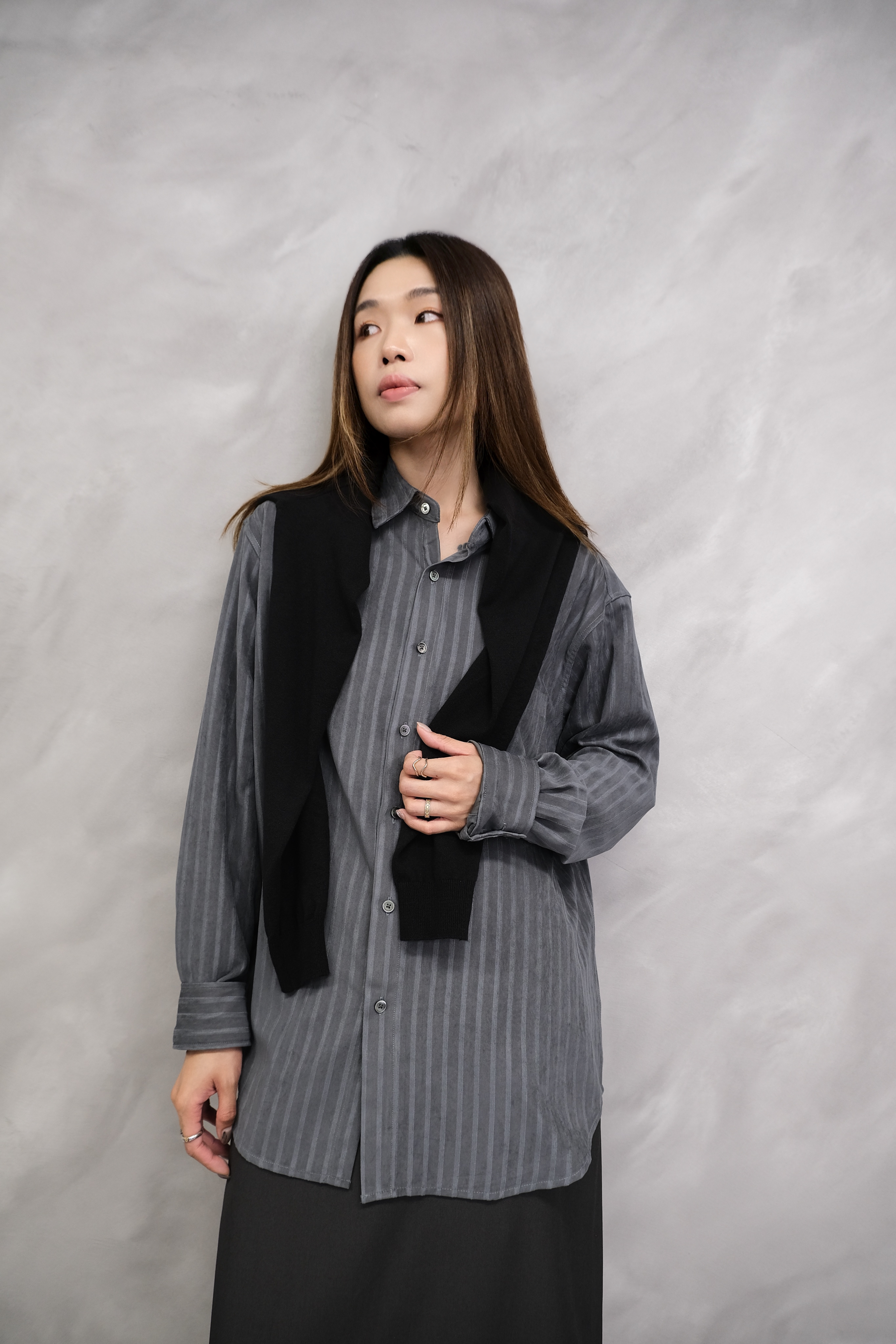 (Unisex) Grafton Textured Stripe Shirt #sh21