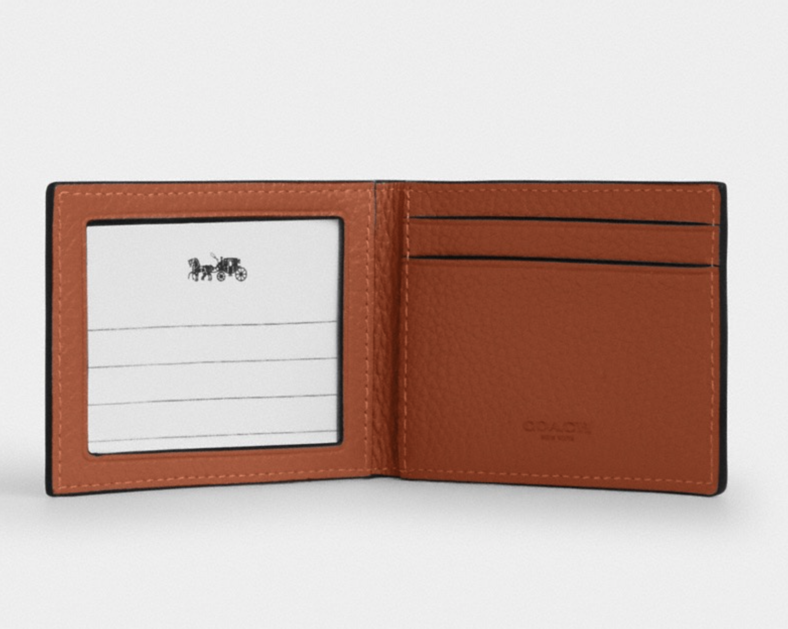 COACH Billfold Wallet In Signature Canvas