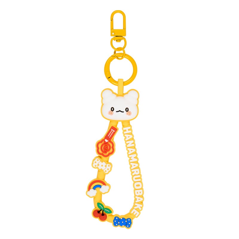 現貨｜Sanrio Hanamaruobake 花丸鬼鬼 日版 橡膠繩 鎖匙扣 (82973-1)