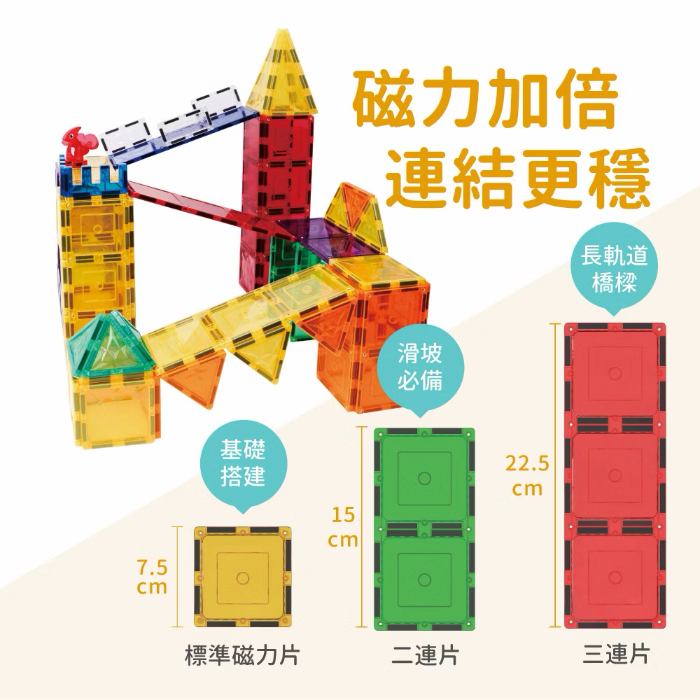 Mamayo磁力片-創作連結小幫手(6pcs) Link Connector Set