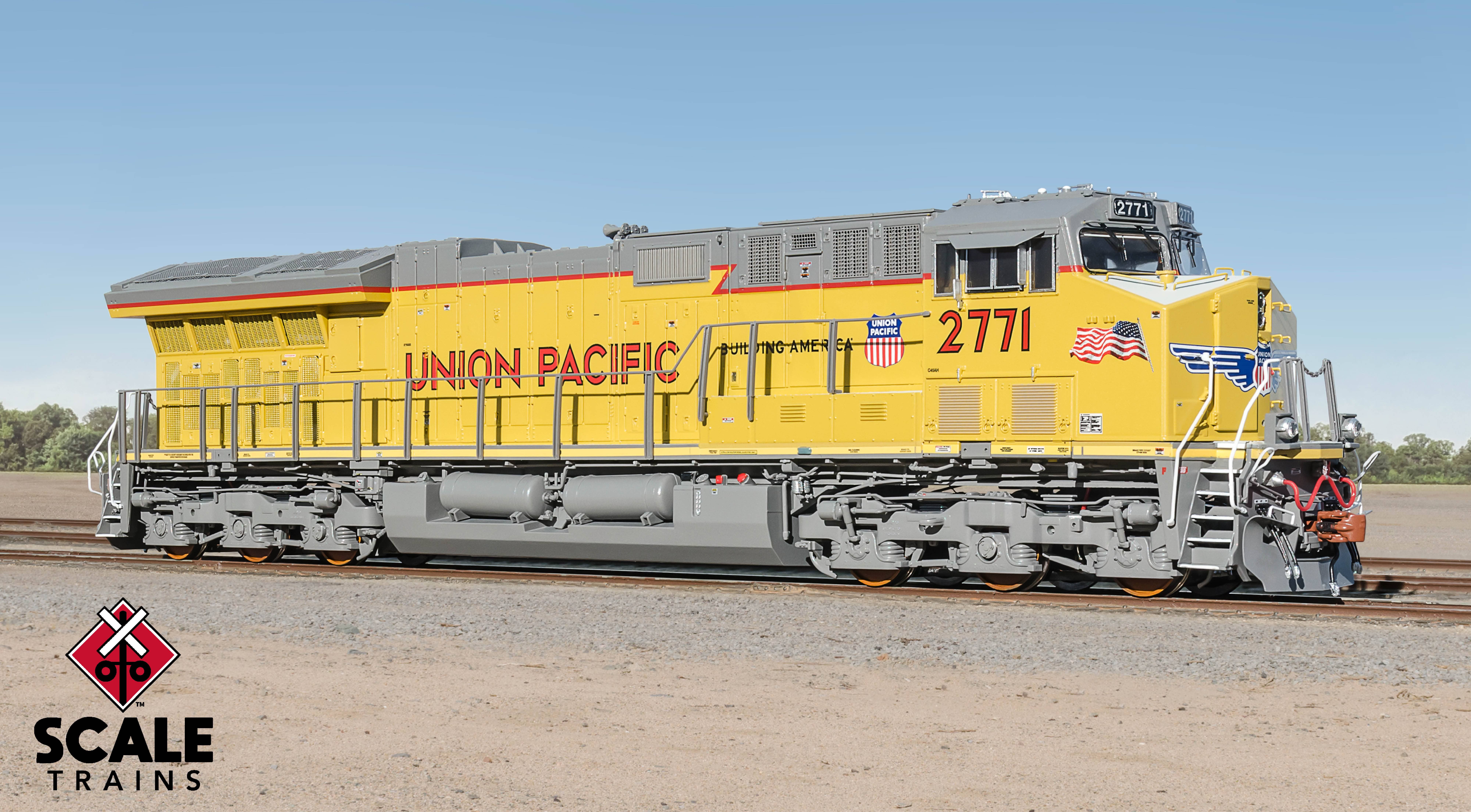 Scaletrains GE Tier 4 GEVO UP ET44AH #2784 Small Flag Scheme 