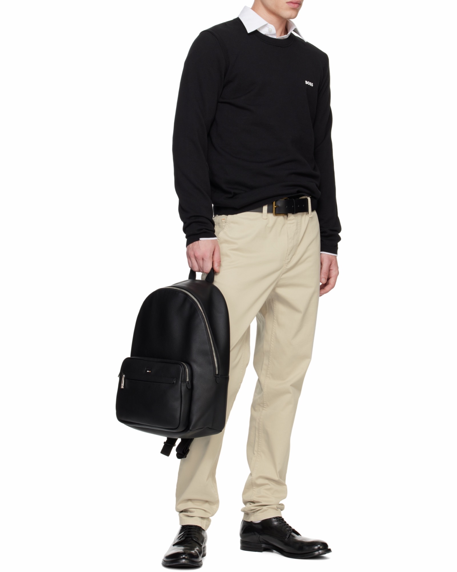 Hugo Boss 男士 拉鍊雙肩包均碼碼42cm*18cm*27cm 