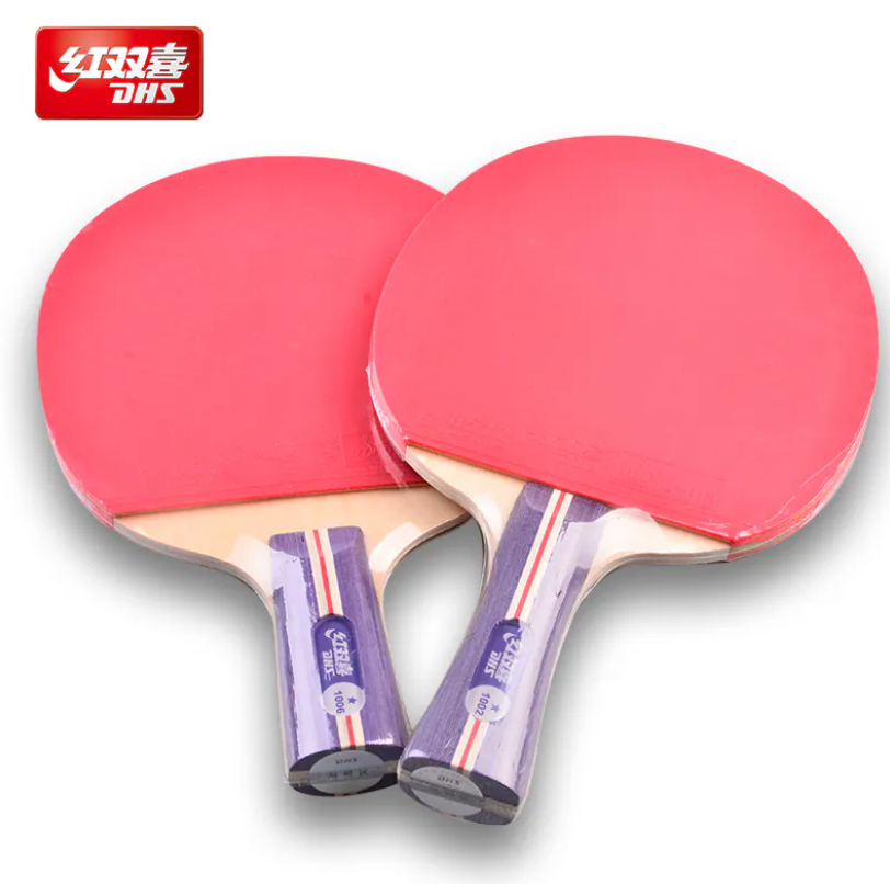 R2002,6,(Y)二星乒乓球拍紅雙喜