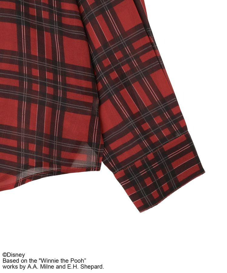 🌸 【預訂】Pooh 長袖Shirt(RD) - Green Parks x Pooh 