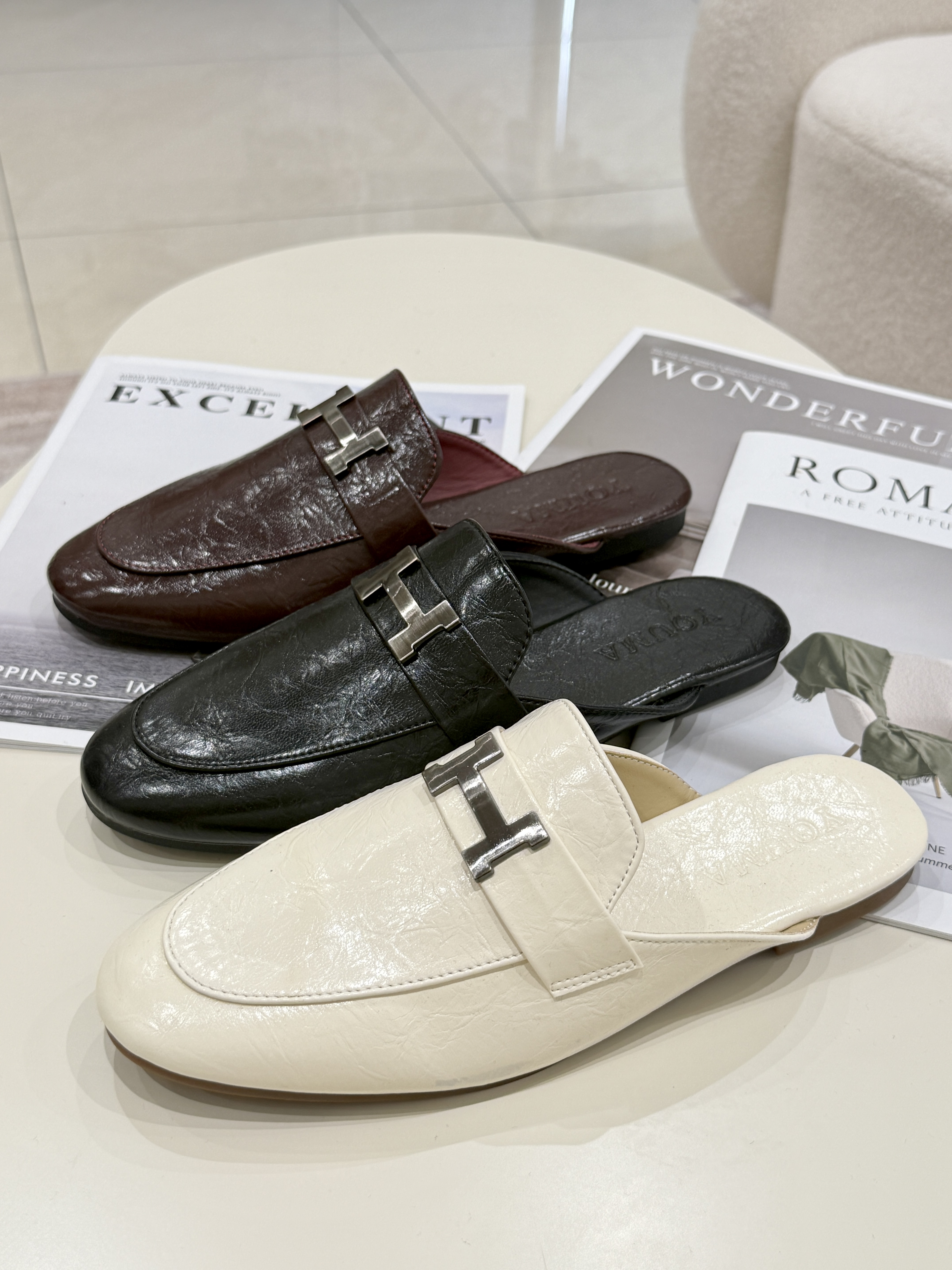 TA78 英伦风H字半包鞋