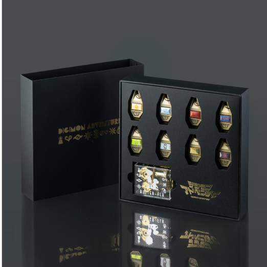 AniBirth 數碼暴龍01大冒險 紋章金屬掛件連音樂盒 Premium Set #P-DMG0177 [TOEI] (PRE-ORDER) [2026/04]