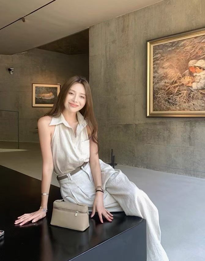 1803 Linen vibe top pants set | 亚麻老钱风套装