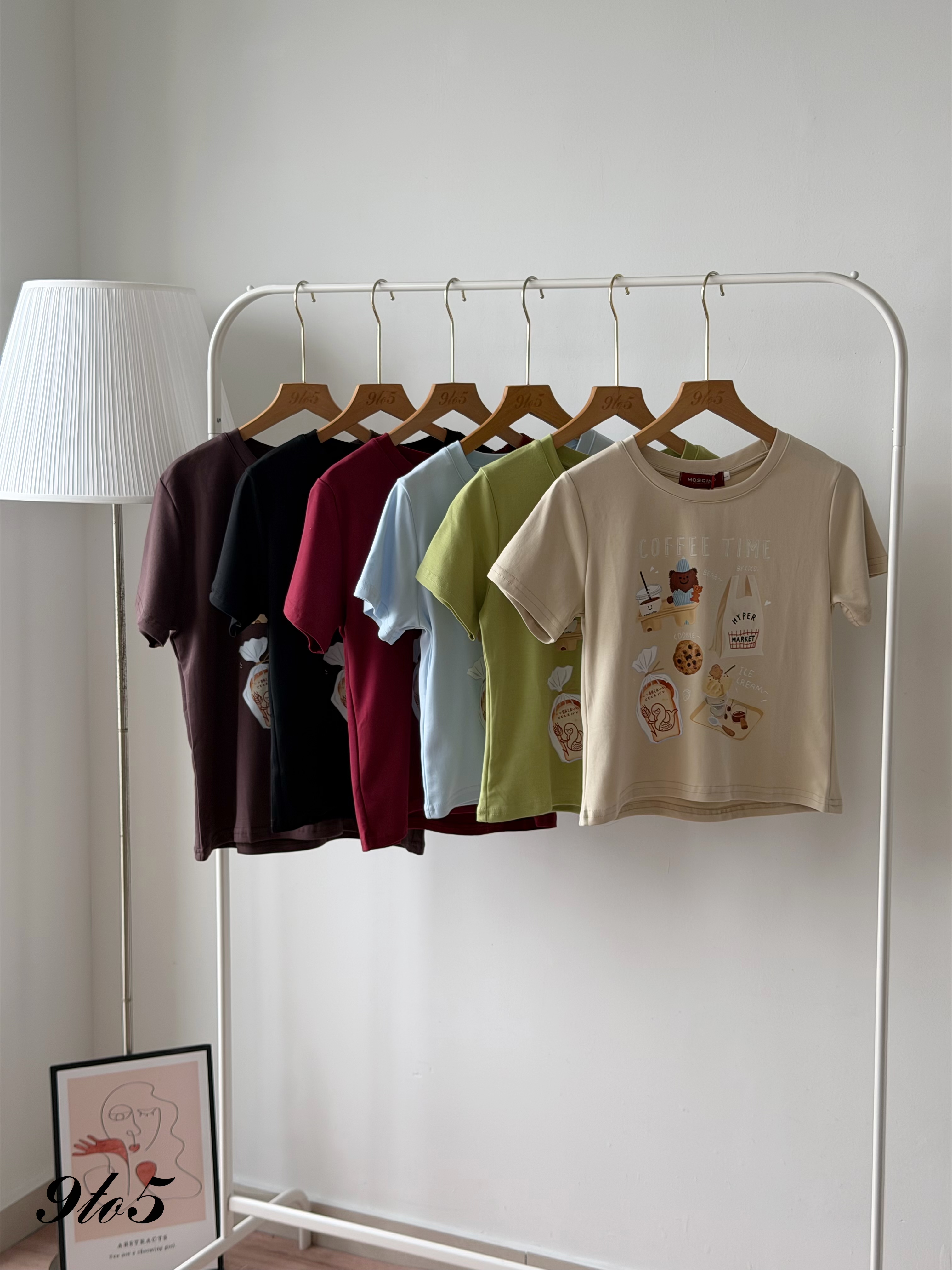 T4521 Short Sleeve Printed Tee - 6 Colors 