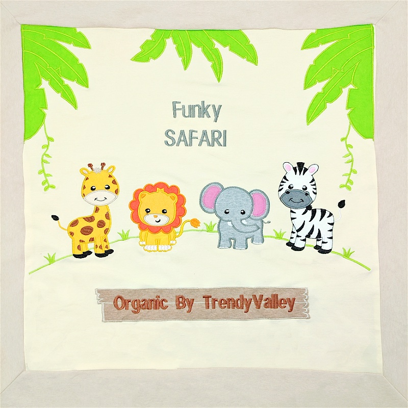 Trendyvalley Organic Cotton Baby Wrapper Baby Blanket 2 In 1