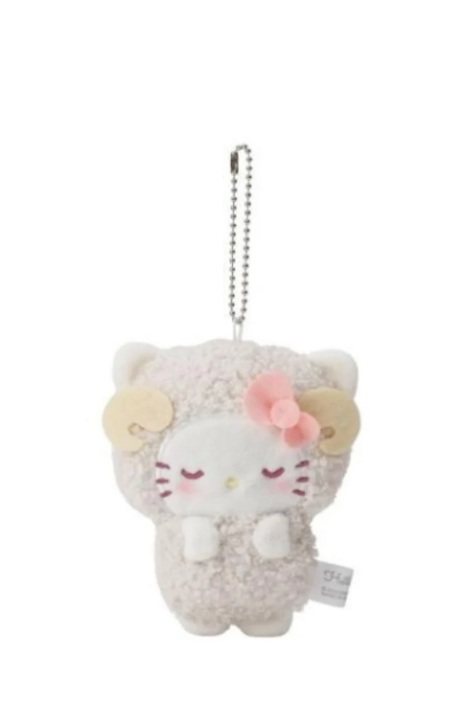 Sanrio hello kitty睡覺小綿羊系列毛絨掛飾~001788-53