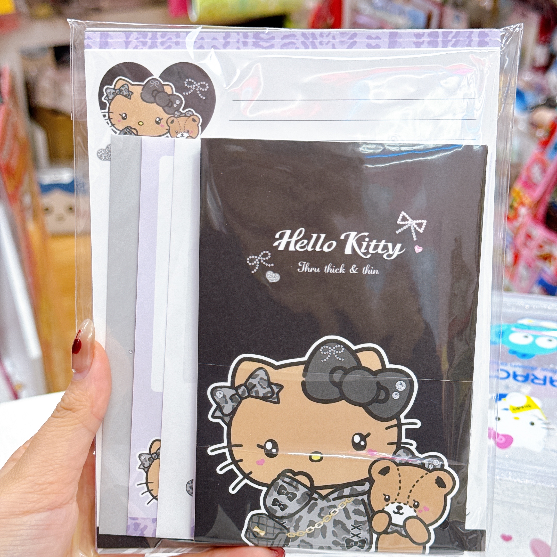 日本直送日本版Hello Kitty黑色豹紋系列新款產品