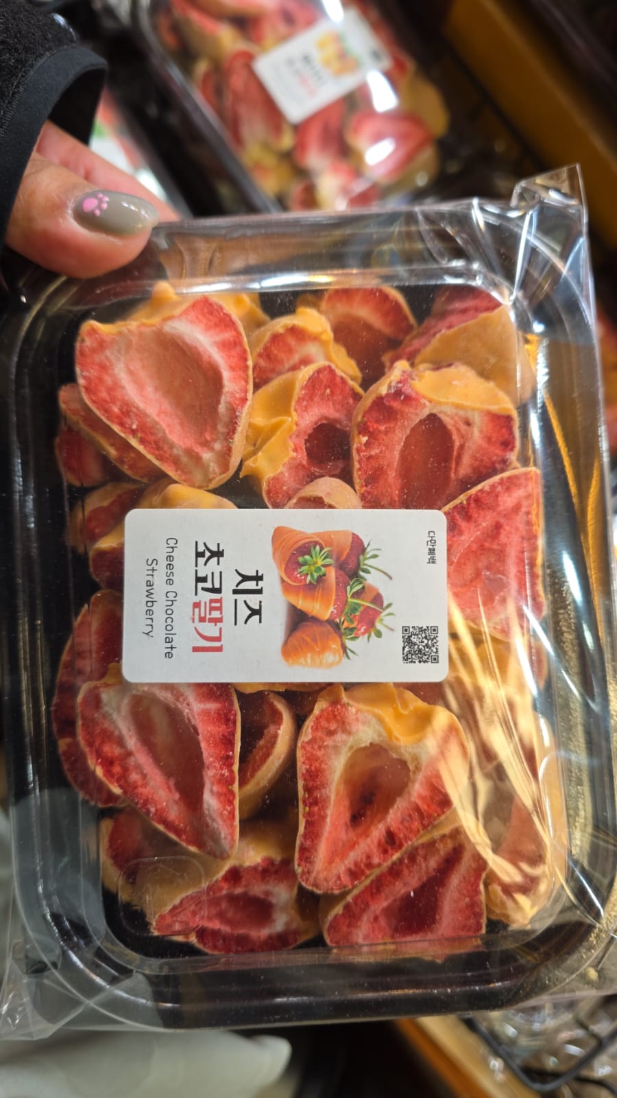 cheese chocolate strawberry