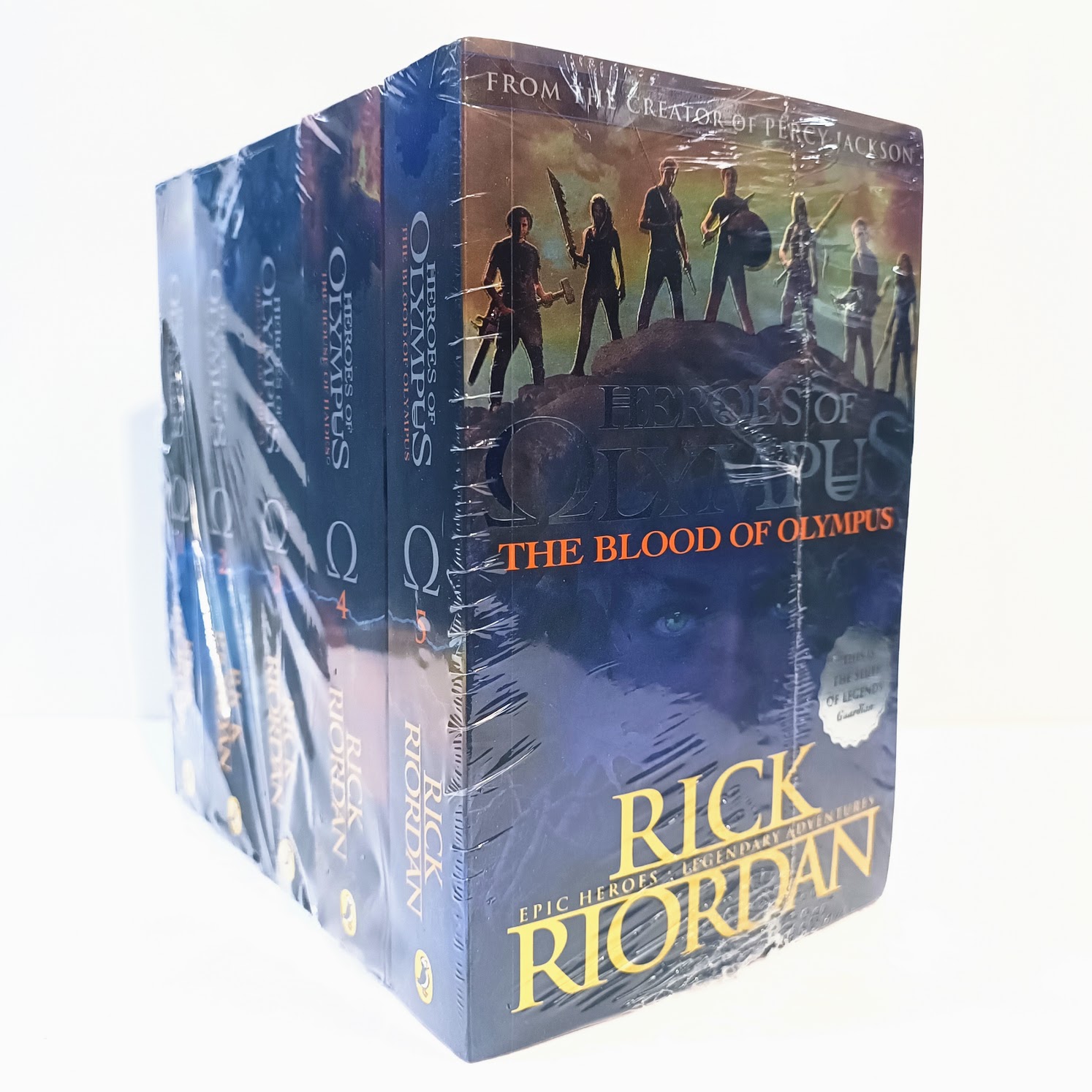 Heroes of Olympus Rick Riordan 5 books Percy Jackson  | B132