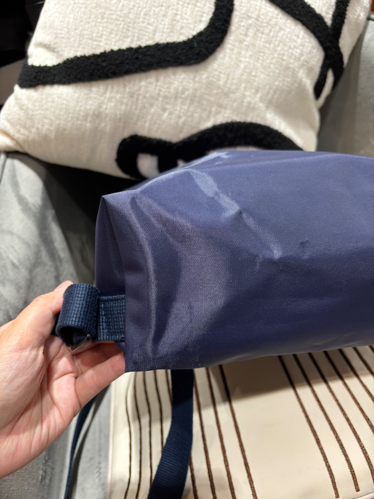 LONGCHAMP  Nylon Le Pliage Club Backpack 深藍色100%Authentic, 95%New