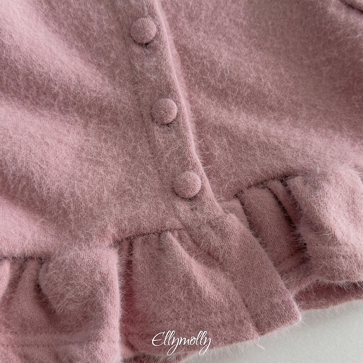 Ellymolly | Snow flower golf frill cardigan