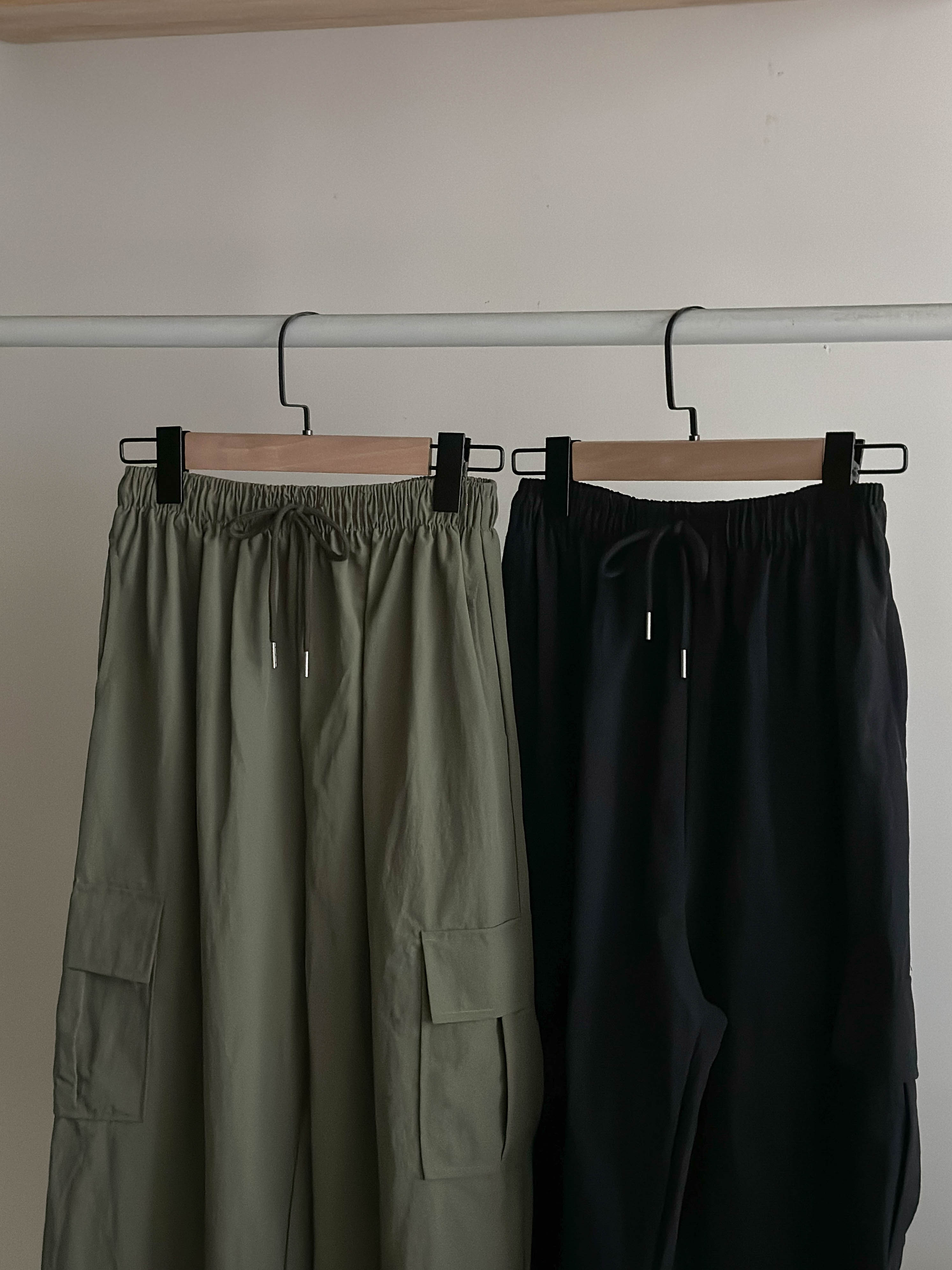 側袋寬鬆Cargo Pants (兩色入)