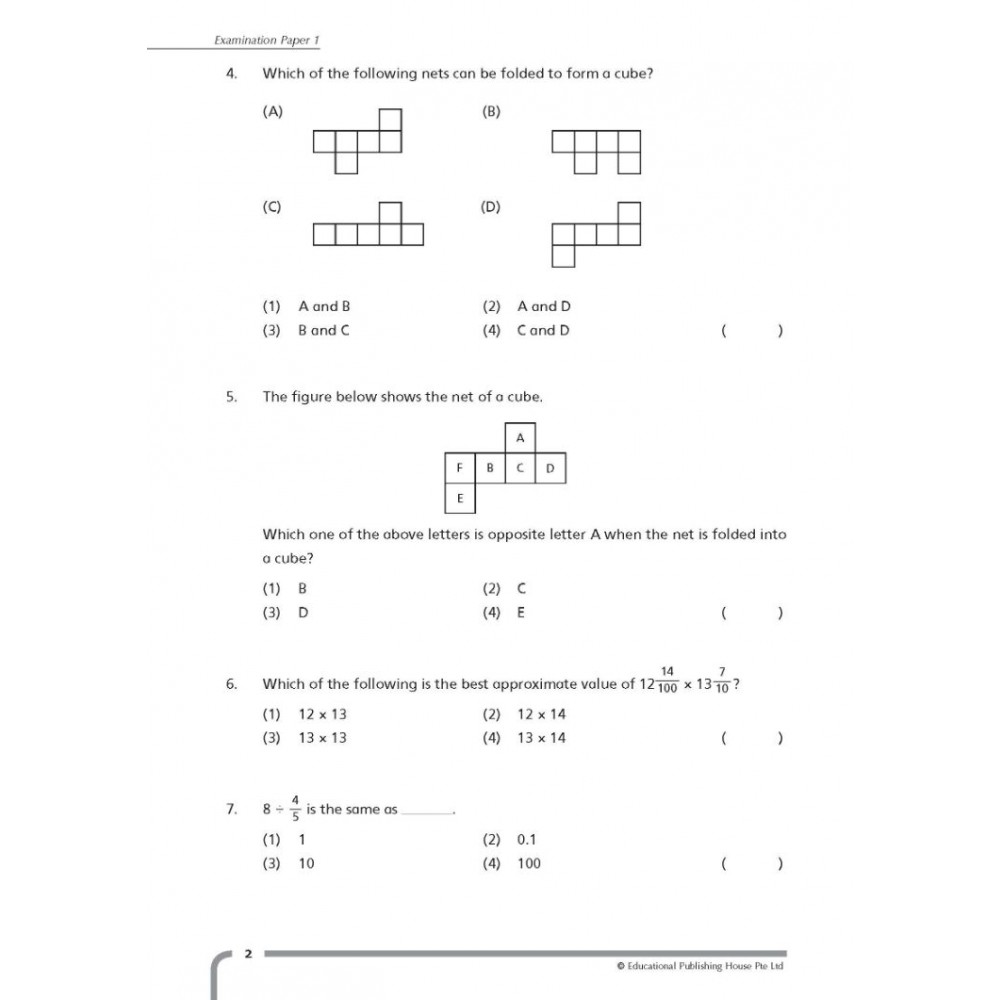 Primary 6 Top Mathematics Practice Papers
