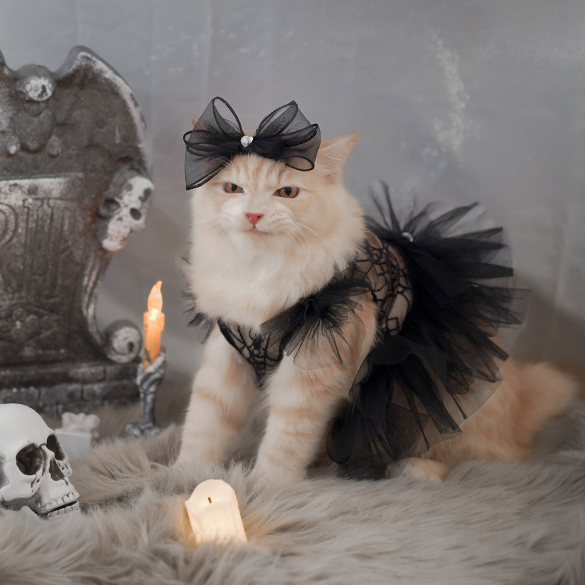 🎃Haunted Castle – Scarlet Heart Hairpin