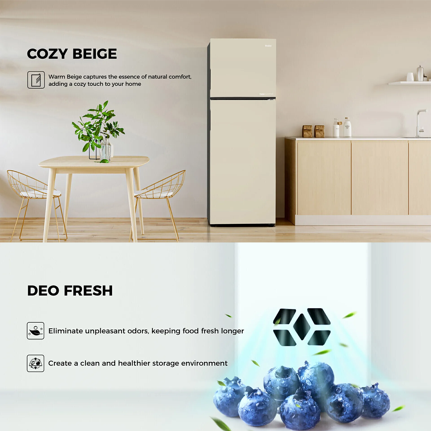 Haier 418L Twin Inverter Refrigerator (HRF-IT418XM)