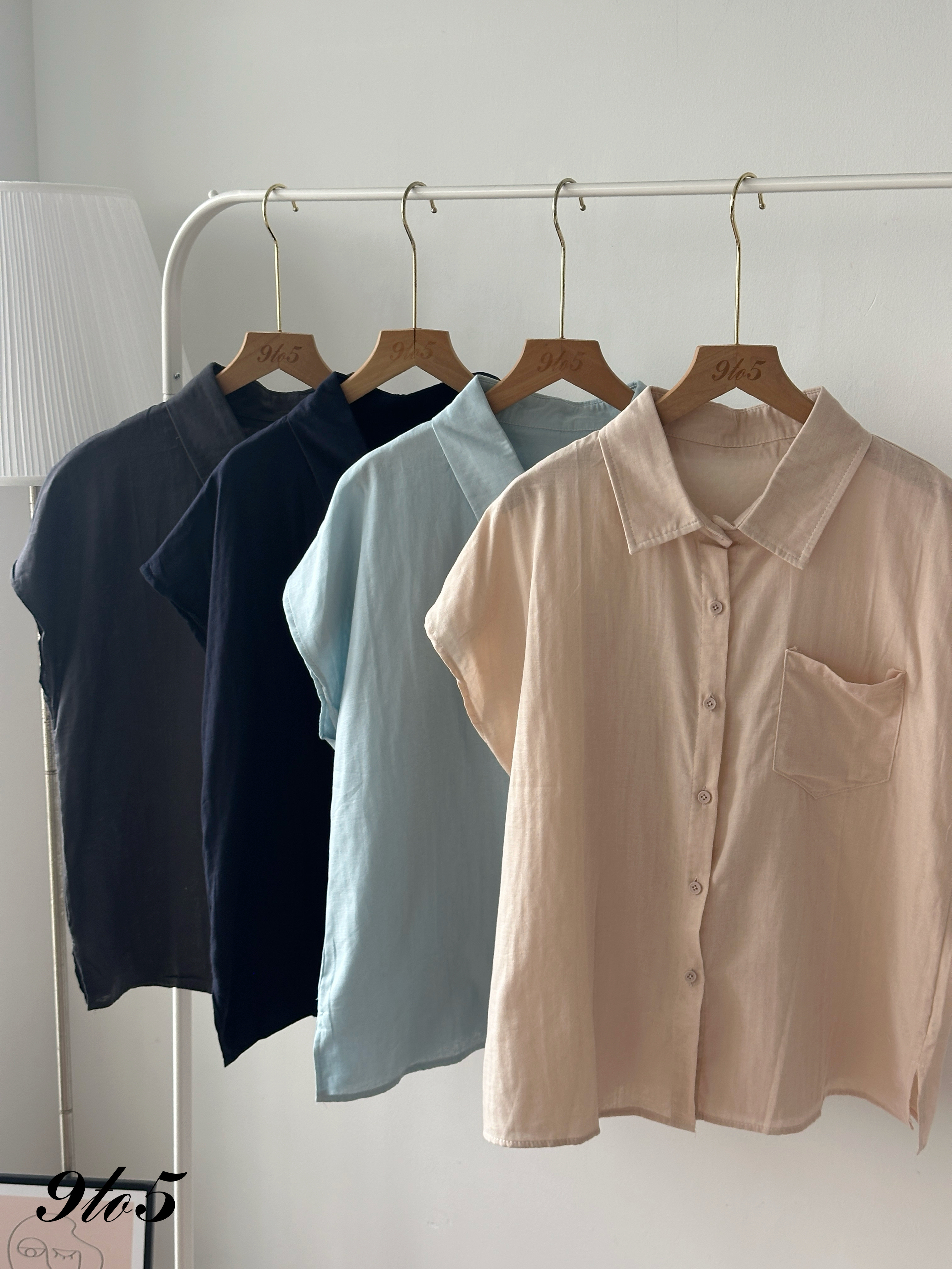 T4333 Oversized Linen Shirt - 4 Colors 