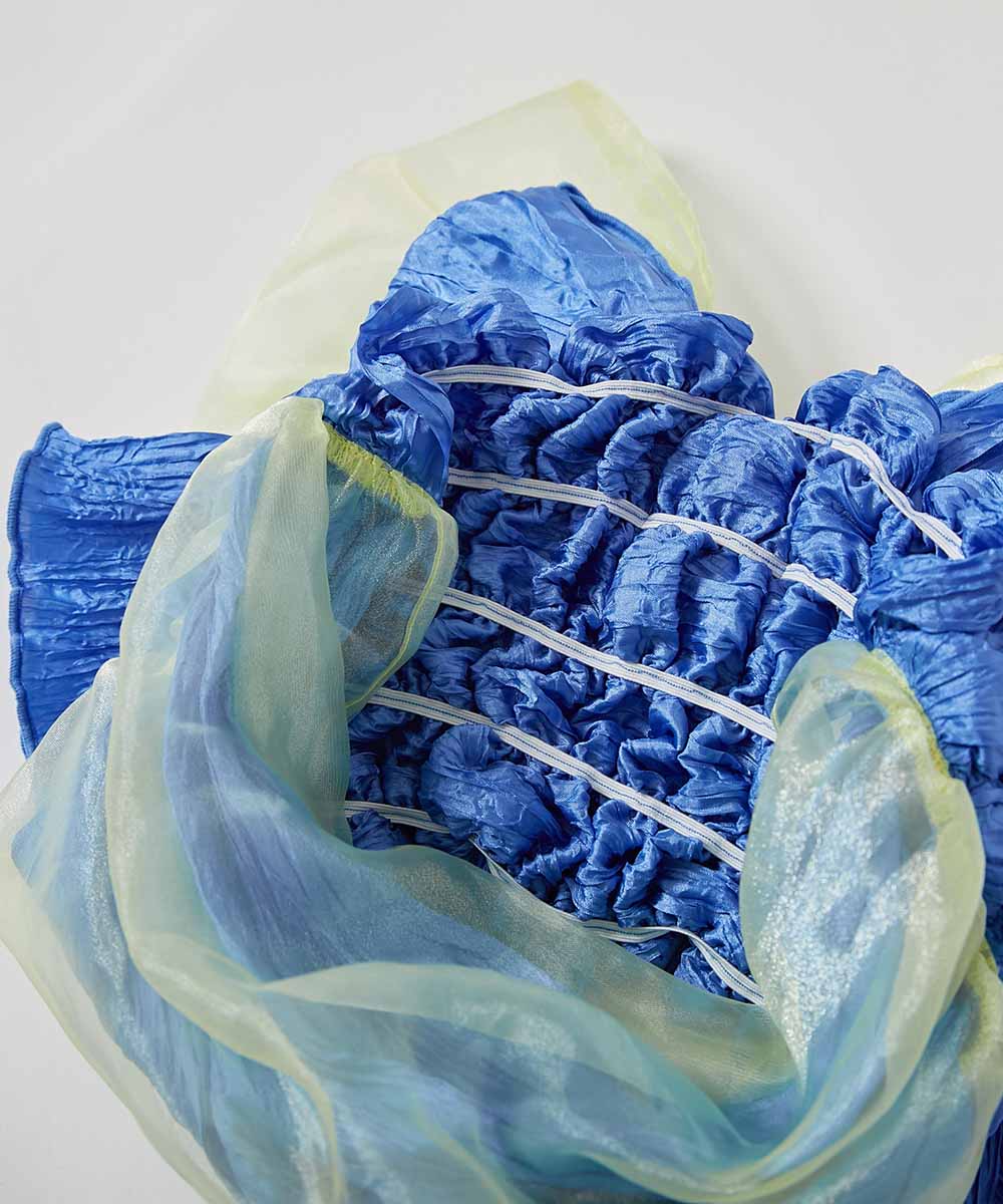 🆕【⭐訂購⭐】🌀 🇯🇵 日本直送 大蝴蝶結🎀緞面歐根紗 浴衣/甚平彈性腰帶［6款選］ 🌀 [ELCA-0260][260427]