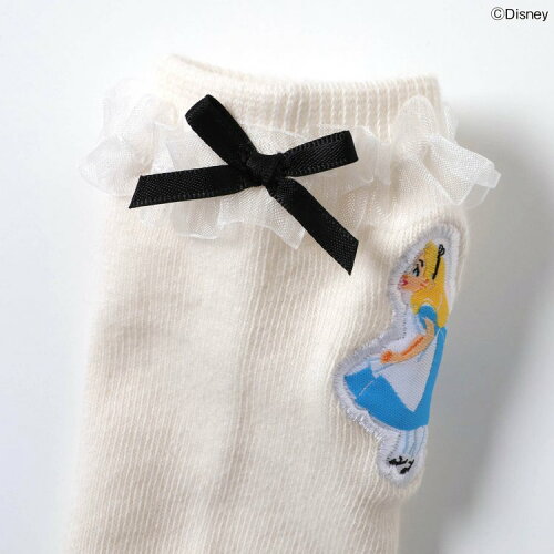 🆕【⭐訂購⭐】 🇯🇵日本直送🌀#AliceintheWonderland 荷葉邊小絲帶 長襪🌀[ELBA-0199][260308]