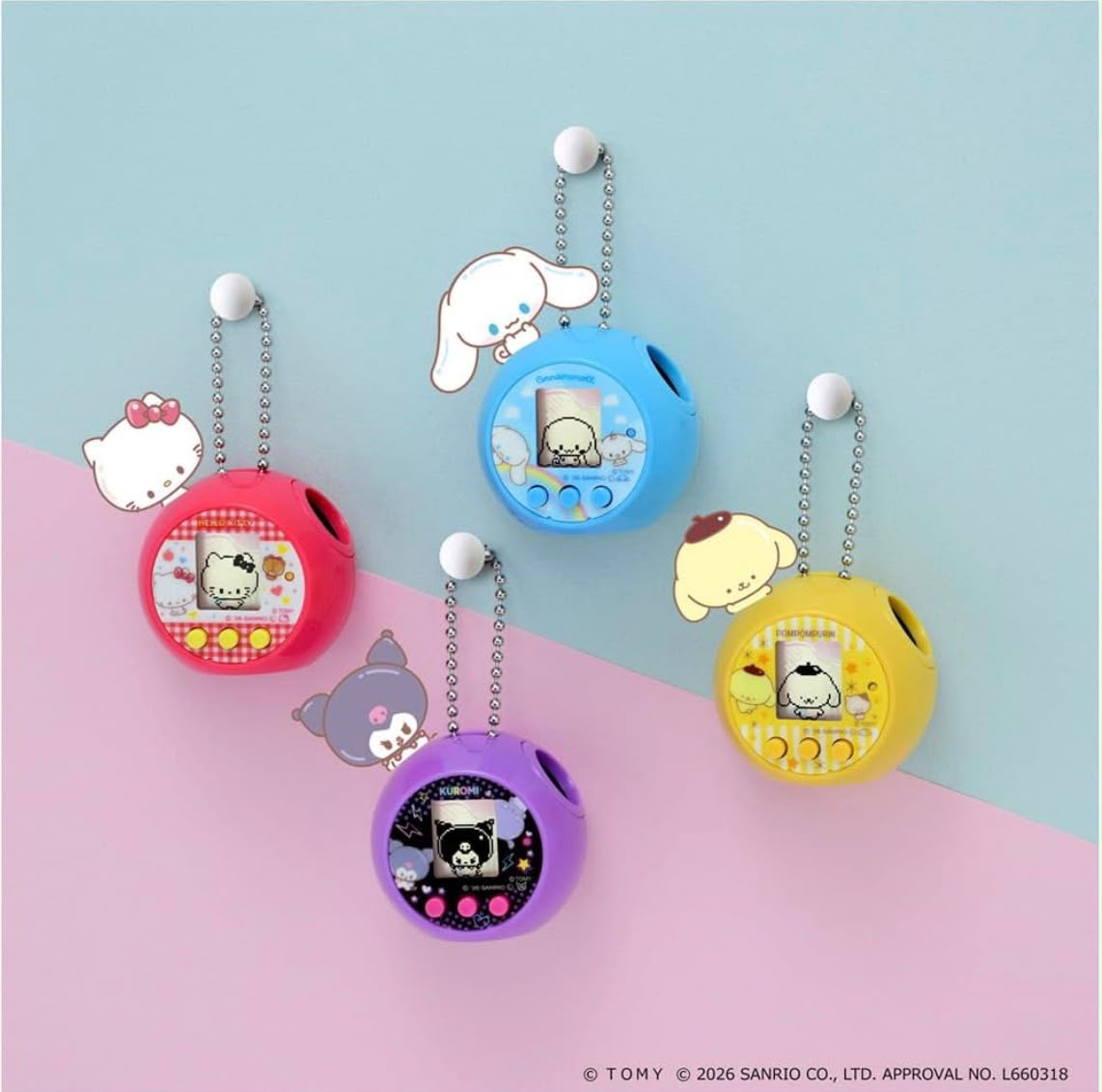 TAKARA TOMY Punirunes Sanrio 電子寵物機連保護套