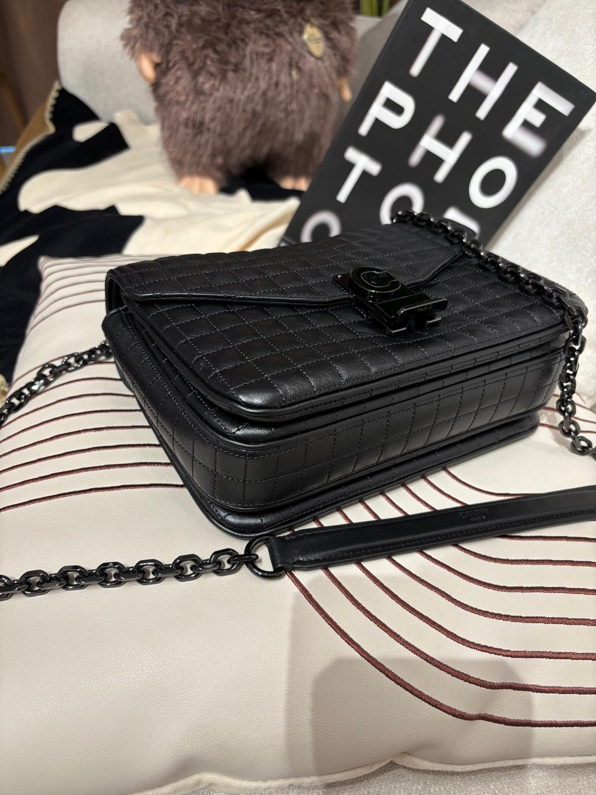 未使用品 Celine So Black Calfskin Shoulder Bag 100%Authentic, Unused ✅Dust bag